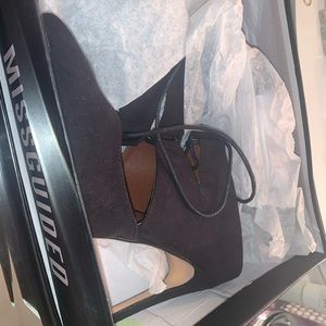 Misguided - Lace Up Court Mule